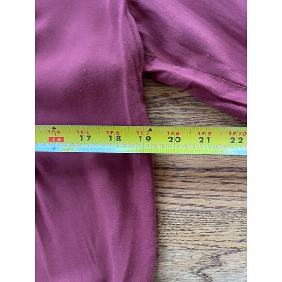 Sundance Brown Button Up Boho Prairie Blouse Top Shirt   Women's Size Small - Picture 8 of 9